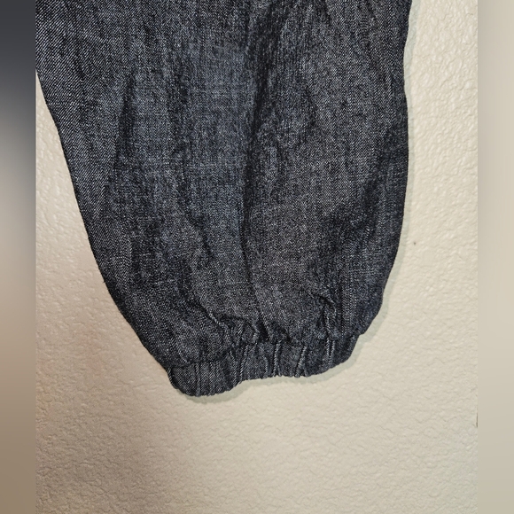 Baby Phat Y2k Vintage Dark Denim Cropped Jogger Utility Jumpsuit Size 11 - Picture 14 of 14